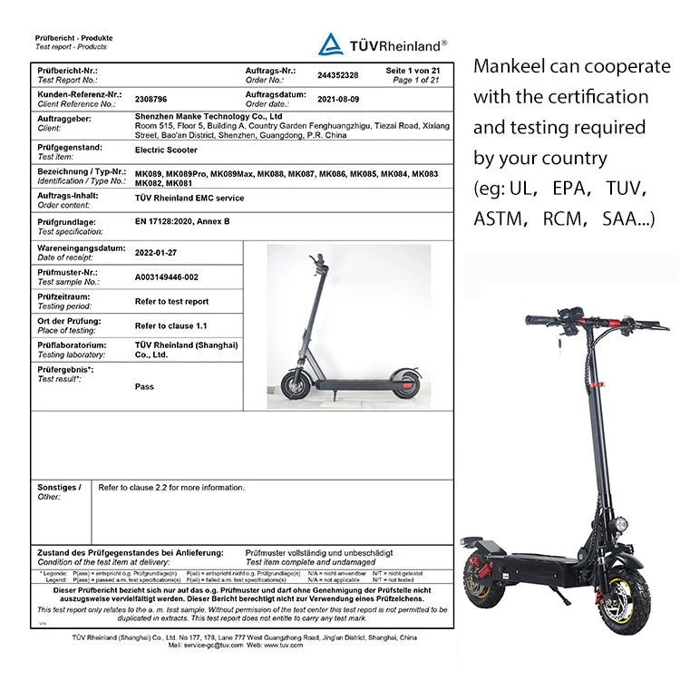 X1 10 Inch 48V 21Ah 1000W Two Wheel Dual Motor Us Warehouse Fat Tire Off Road Folding Electric Scooter For Adult