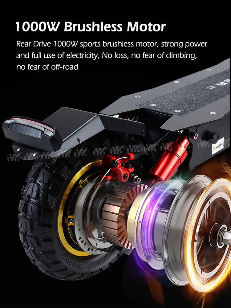 X1 10 Inch 48V 21Ah 1000W Two Wheel Dual Motor Us Warehouse Fat Tire Off Road Folding Electric Scooter For Adult