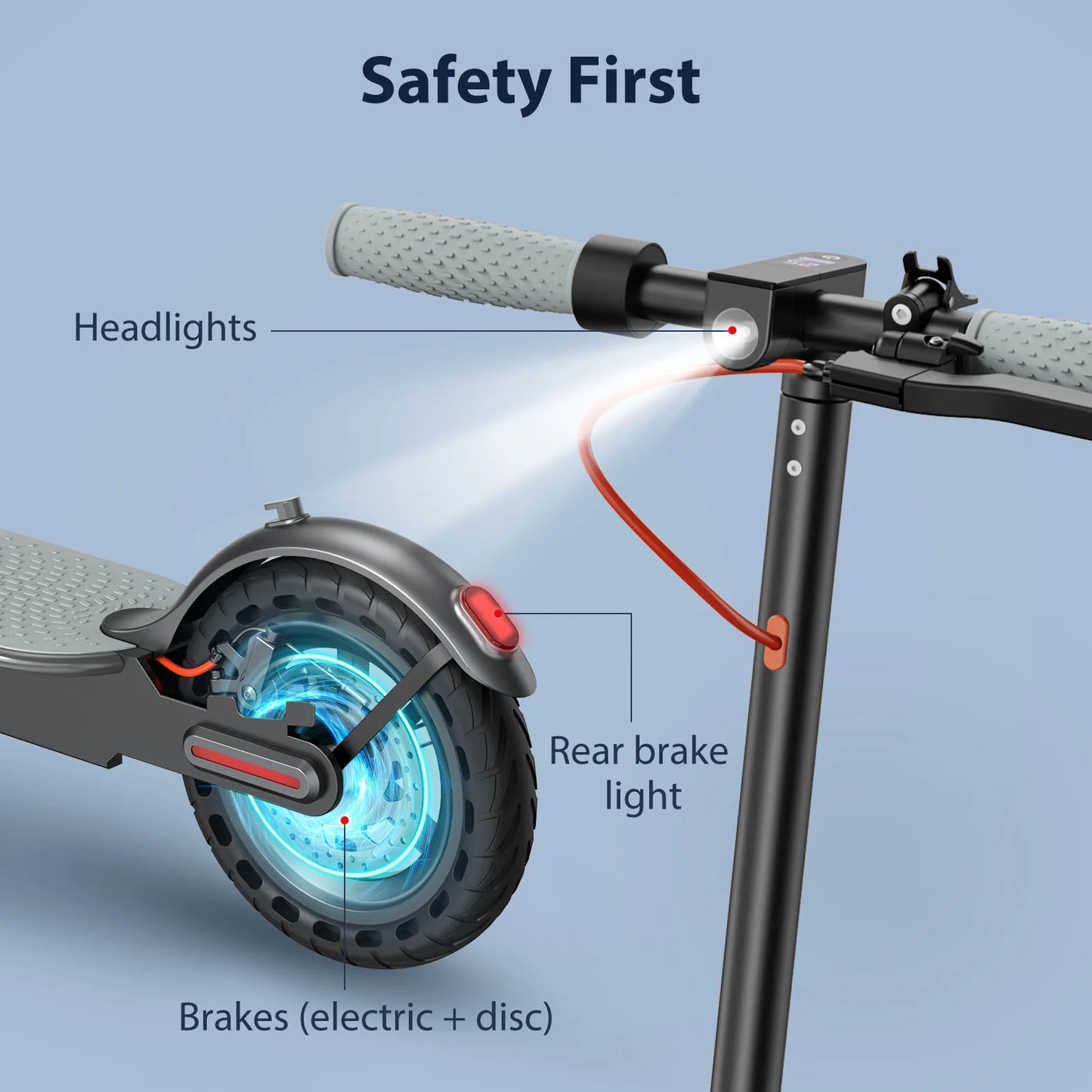 JUICEASE 350W/500W Electric Scooter Adult 35KM/H Electric kick Scooter 45KM Max Range Foldable E-Scooter With APP Smart Scooters