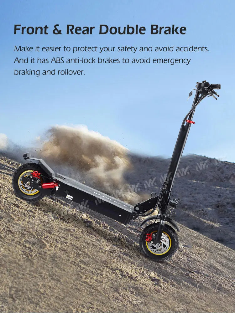 X1 10 Inch 48V 21Ah 1000W Two Wheel Dual Motor Us Warehouse Fat Tire Off Road Folding Electric Scooter For Adult