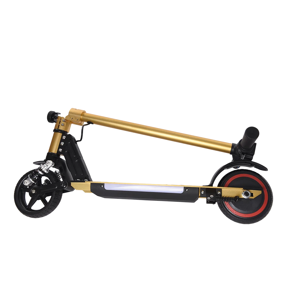 Light Rain S5 Kids Electric Scooter 24V/2.5Ah Battery 130W Motor Max Speed 14km/h with Suspension 6.5 Inch Tires Max Rang 8KM