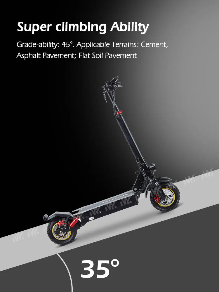 X1 10 Inch 48V 21Ah 1000W Two Wheel Dual Motor Us Warehouse Fat Tire Off Road Folding Electric Scooter For Adult