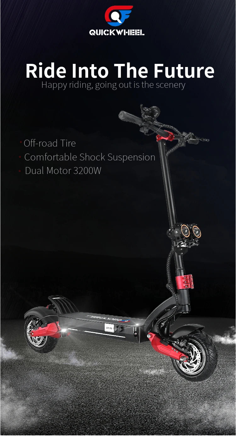 Newest Design Private Model Zero 10X 11X Model 2000W Dual  Motor 2 Wheels 3200w Electric Scooter